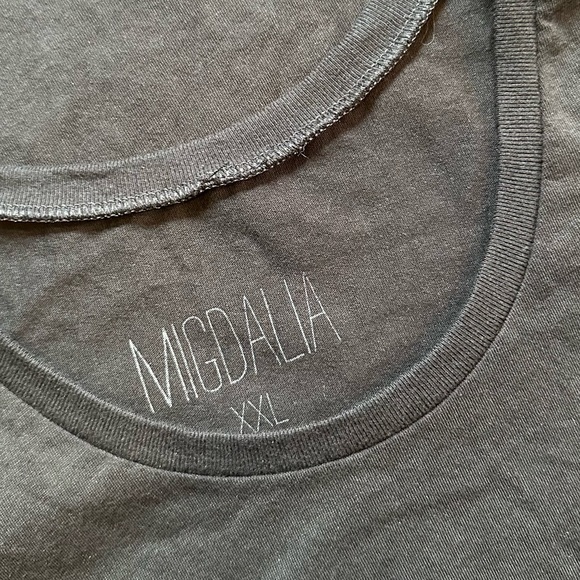 MIGDALIA Bruja Crop Muscle Tank in Black - Picture 11 of 11